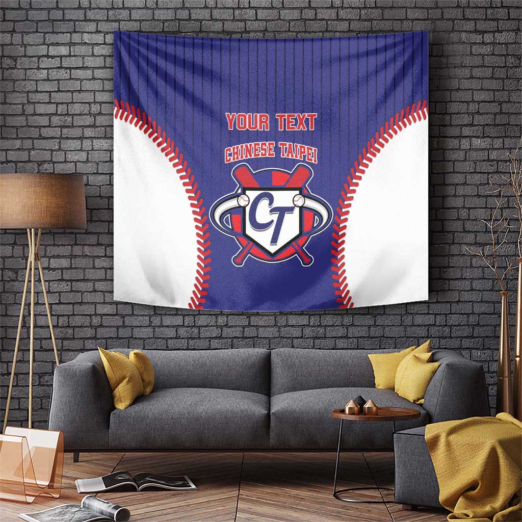 Custom Chinese Taipei Tapestry Go Taiwanese - Baseball Style