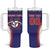 Custom Chinese Taipei Tumbler With Handle Go Taiwanese - Baseball Style - Wonder Print Shop