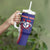 Custom Chinese Taipei Tumbler With Handle Go Taiwanese - Baseball Style - Wonder Print Shop