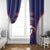 Custom Chinese Taipei Window Curtain Go Taiwanese - Baseball Style - Wonder Print Shop