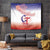 Custom Baseball Chinese Taipei Tapestry National Plum Blossom - Dynamic Style