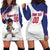 Custom Baseball Puerto Rico Hoodie Dress Coqui Mascot - Dynamic Style