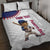 Custom Baseball Puerto Rico Quilt Bed Set Coqui Mascot - Dynamic Style - Wonder Print Shop