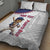 Custom Baseball Puerto Rico Quilt Bed Set Coqui Mascot - Dynamic Style - Wonder Print Shop