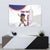 Custom Baseball Puerto Rico Tapestry Coqui Mascot - Dynamic Style