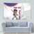 Custom Baseball Puerto Rico Tapestry Coqui Mascot - Dynamic Style