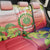 Personalized Comoros Back Car Seat Cover Coat Of Arms Mix Ylang Ylang Flower - Wonder Print Shop