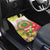 Personalized Comoros Car Mats Coat Of Arms Mix Ylang Ylang Flower - Wonder Print Shop