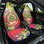 Personalized Comoros Car Seat Cover Coat Of Arms Mix Ylang Ylang Flower - Wonder Print Shop