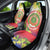 Personalized Comoros Car Seat Cover Coat Of Arms Mix Ylang Ylang Flower - Wonder Print Shop