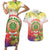 Personalized Comoros Couples Matching Short Sleeve Bodycon Dress and Hawaiian Shirt Coat Of Arms Mix Ylang Ylang Flower - Wonder Print Shop