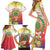 Personalized Comoros Family Matching Short Sleeve Bodycon Dress and Hawaiian Shirt Coat Of Arms Mix Ylang Ylang Flower - Wonder Print Shop