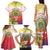 Personalized Comoros Family Matching Tank Maxi Dress and Hawaiian Shirt Coat Of Arms Mix Ylang Ylang Flower - Wonder Print Shop