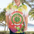 Personalized Comoros Hawaiian Shirt Coat Of Arms Mix Ylang Ylang Flower - Wonder Print Shop