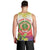 Personalized Comoros Men Tank Top Coat Of Arms Mix Ylang Ylang Flower - Wonder Print Shop