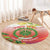 Personalized Comoros Round Carpet Coat Of Arms Mix Ylang Ylang Flower