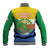 Comoros Is In My DNA Baseball Jacket Udzima wa Komori - African Paisley Pattern - Wonder Print Shop