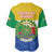 Comoros Is In My DNA Baseball Jersey Udzima wa Komori - African Paisley Pattern - Wonder Print Shop