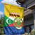 Comoros Is In My DNA Garden Flag Udzima wa Komori - African Paisley Pattern - Wonder Print Shop