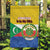 Comoros Is In My DNA Garden Flag Udzima wa Komori - African Paisley Pattern - Wonder Print Shop