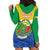 Comoros Is In My DNA Hoodie Dress Udzima wa Komori - African Paisley Pattern - Wonder Print Shop