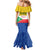 Comoros Is In My DNA Mermaid Dress Udzima wa Komori - African Paisley Pattern - Wonder Print Shop