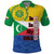 Comoros Is In My DNA Polo Shirt Udzima wa Komori - African Paisley Pattern