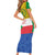 Comoros Is In My DNA Short Sleeve Bodycon Dress Udzima wa Komori - African Paisley Pattern - Wonder Print Shop