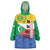 Comoros Is In My DNA Wearable Blanket Hoodie Udzima wa Komori - African Paisley Pattern