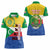 Comoros Is In My DNA Women Polo Shirt Udzima wa Komori - African Paisley Pattern - Wonder Print Shop