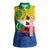 Comoros Is In My DNA Women Sleeveless Polo Shirt Udzima wa Komori - African Paisley Pattern - Wonder Print Shop