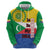 Comoros Is In My DNA Zip Hoodie Udzima wa Komori - African Paisley Pattern - Wonder Print Shop