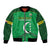 Custom Comoros Football Bomber Jacket Allez Les Coelacantes - Wonder Print Shop