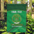 Custom Comoros Football Garden Flag Allez Les Coelacantes - Wonder Print Shop