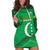 Custom Comoros Football Hoodie Dress Allez Les Coelacantes - Wonder Print Shop