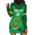 Custom Comoros Football Hoodie Dress Allez Les Coelacantes - Wonder Print Shop