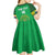 Custom Comoros Football Kid Short Sleeve Dress Allez Les Coelacantes - Wonder Print Shop