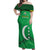 Custom Comoros Football Off Shoulder Maxi Dress Allez Les Coelacantes - Wonder Print Shop