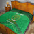 Custom Comoros Football Quilt Allez Les Coelacantes - Wonder Print Shop