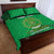 Custom Comoros Football Quilt Bed Set Allez Les Coelacantes - Wonder Print Shop