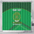 Custom Comoros Football Shower Curtain Allez Les Coelacantes