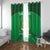 Custom Comoros Football Window Curtain Allez Les Coelacantes - Wonder Print Shop