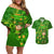 Happy St Patricks Day Couples Matching Off Shoulder Short Dress and Hawaiian Shirt 2024 Irish Shamrocks With Lucky Leprechaun - Wonder Print Shop