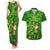 Happy St Patricks Day Couples Matching Tank Maxi Dress and Hawaiian Shirt 2024 Irish Shamrocks With Lucky Leprechaun - Wonder Print Shop