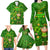 Happy St Patricks Day Family Matching Long Sleeve Bodycon Dress and Hawaiian Shirt 2024 Irish Shamrocks With Lucky Leprechaun - Wonder Print Shop