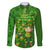 Happy St Patricks Day Family Matching Long Sleeve Bodycon Dress and Hawaiian Shirt 2024 Irish Shamrocks With Lucky Leprechaun - Wonder Print Shop