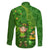 Happy St Patricks Day Family Matching Long Sleeve Bodycon Dress and Hawaiian Shirt 2024 Irish Shamrocks With Lucky Leprechaun - Wonder Print Shop