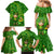 Happy St Patricks Day Family Matching Mermaid Dress and Hawaiian Shirt 2024 Irish Shamrocks With Lucky Leprechaun - Wonder Print Shop