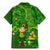 Happy St Patricks Day Family Matching Mermaid Dress and Hawaiian Shirt 2024 Irish Shamrocks With Lucky Leprechaun - Wonder Print Shop