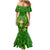 Happy St Patricks Day Family Matching Mermaid Dress and Hawaiian Shirt 2024 Irish Shamrocks With Lucky Leprechaun - Wonder Print Shop